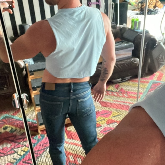 Custom one of a kind rhinestoned Kasey Musgraves Golden Hour tour crop top - Picture 3 of 11